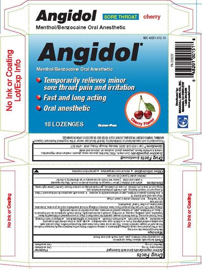 Angidol Cherry Benzocaine 18ct Lozenges - Angidol Cherry Benzocaine 18ct 320228 8 7 2018
